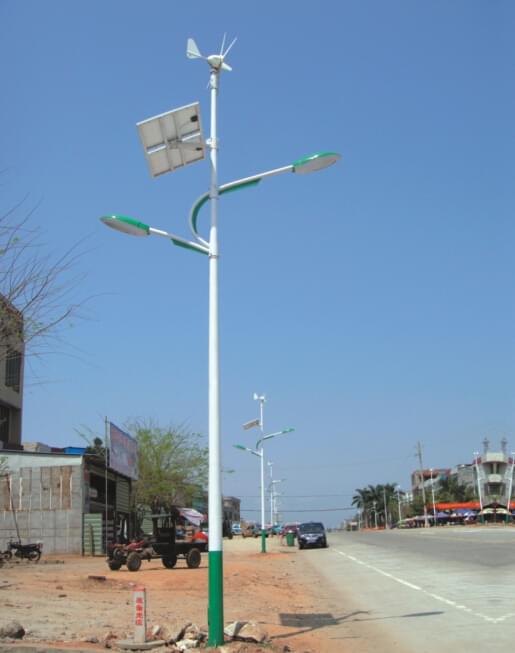 風(fēng)光互補太陽(yáng)能路燈