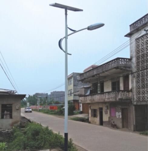 農村太陽(yáng)能路燈安裝