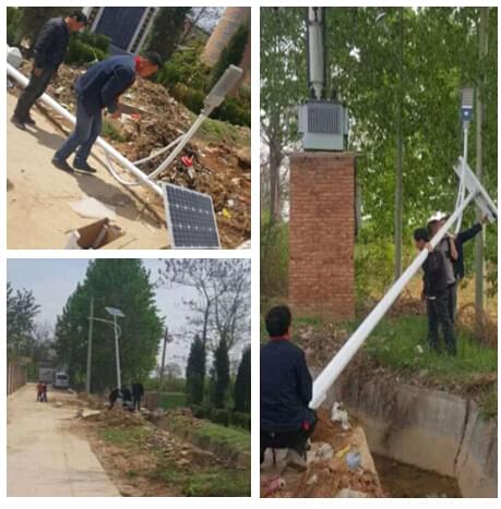 農村太陽(yáng)能led路燈