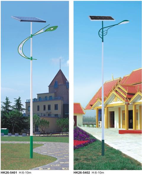 現代太陽(yáng)能路燈 現代太陽(yáng)能路燈