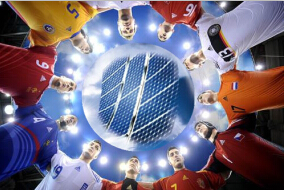 光伏發(fā)電站助戰歐洲杯激情不斷