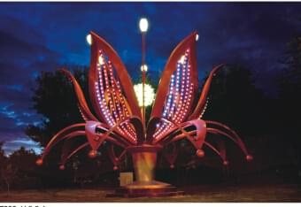 Led景觀(guān)燈裝飾美麗、繁華、熱鬧的中山