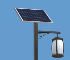 太陽(yáng)能庭院燈可調節亮度和減短運作時(shí)間