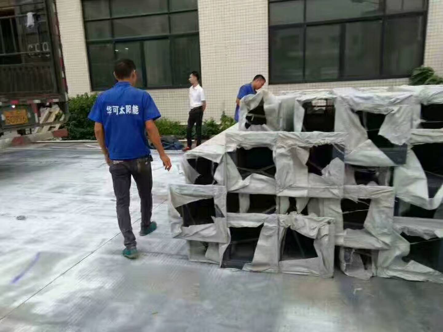 山東煙臺180套led景觀(guān)燈整車(chē)發(fā)貨中！